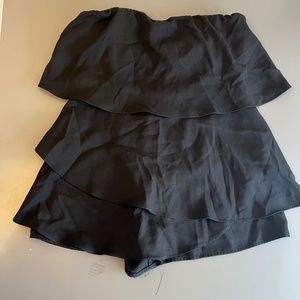 Layered Strapless Romper